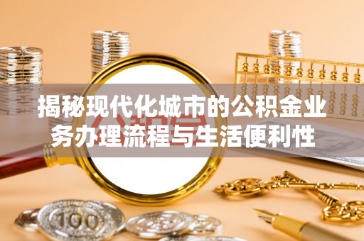 江华揭秘现代化城市的公积金业务办理流程与生活便利性