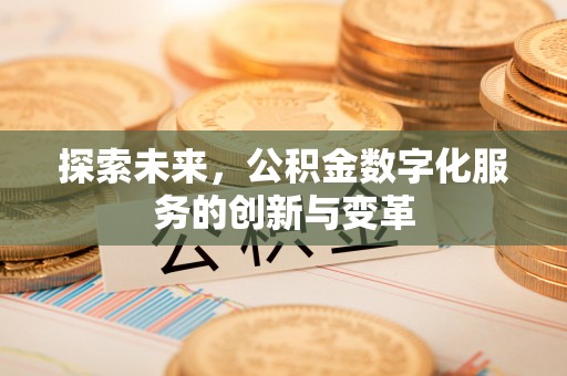 江华探索未来，公积金数字化服务的创新与变革