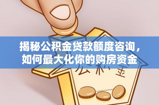 江华揭秘公积金贷款额度咨询，如何最大化你的购房资金