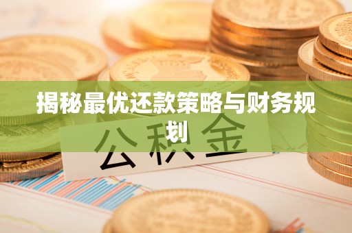 江华揭秘最优还款策略与财务规划