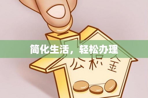 江华简化生活，轻松办理